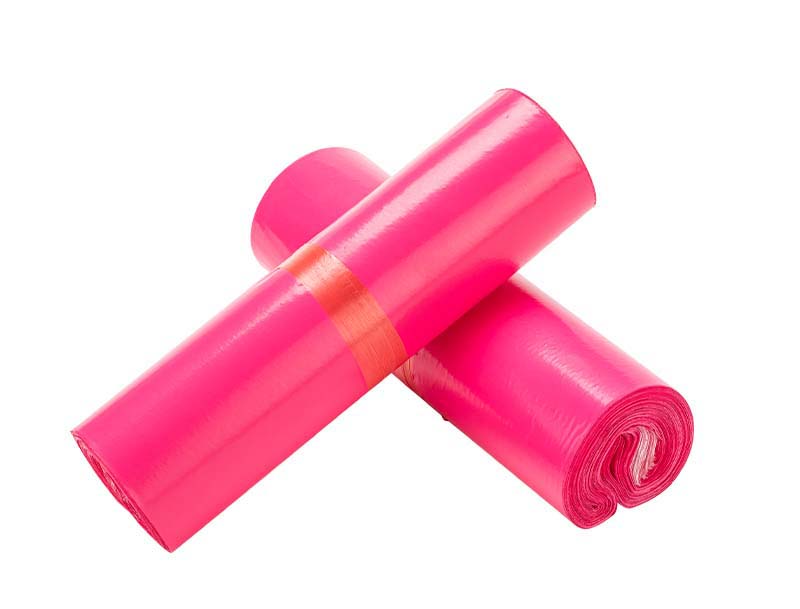 兖州玫红色快递袋-02